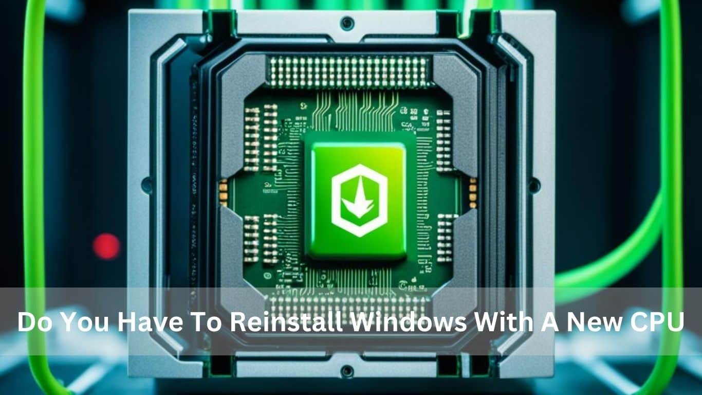 Do You Have To Reinstall Windows With A New CPU – Ultimate Guide – 2025
