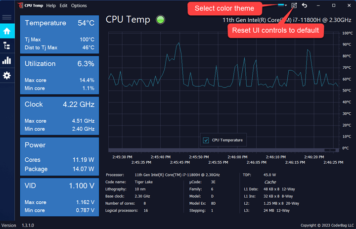 Use CPU temperature monitoring software