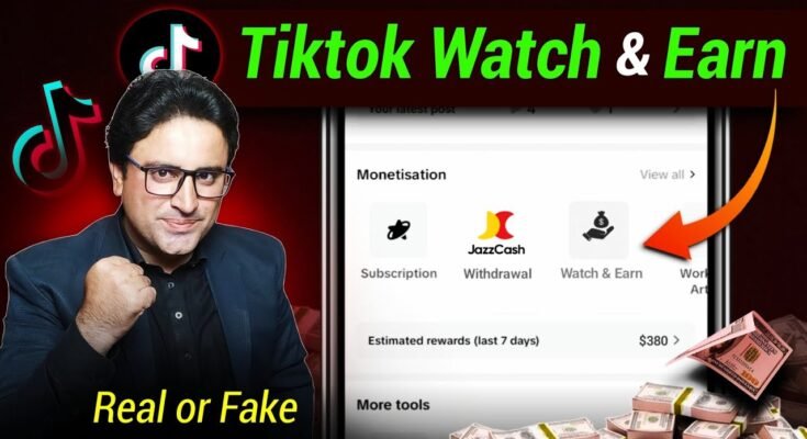 tiktok watch & earn