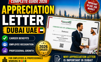Appreciation Letter Dubai UAE