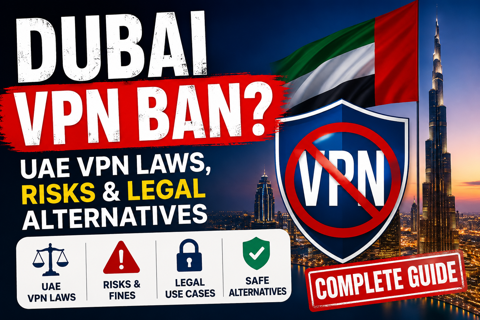 Dubai VPN ban risks and alternatives